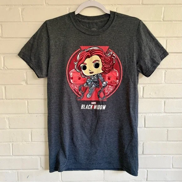 Set of 4 FUNKO POP Marvel Collector Corp Graphic Tees, ALL ADULT SZ SMALL EUC - Picture 3 of 4